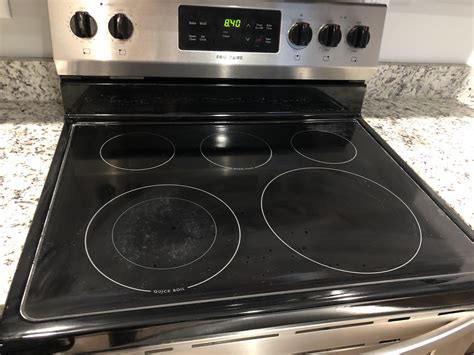 white residue on stove top